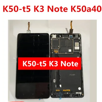 LCD Kijelző érintőképernyő Közgyűlés A Keret Lenovo K50-t3s K50-t5 K3 Megjegyzés K50a40 cserealkatrészek