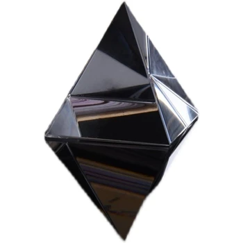 4-15cm Fehér Kristály Gyógyító Piramis Ásványi Szerencsés Kő Energia-Átalakító Gyűjteni, Gazdagságot, Jólétet, Kristály Díszítéssel