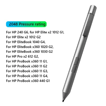 Stylus Toll Rajz, Írás Tabletta Érintőképernyős Digitális Ceruza, HP Elite X2 1012 / EliteBook X360 1020 / ProBook X360 11 G3