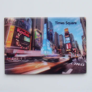 SOUVEMAG Felett Min. Rendelés $12, New York-i Times Square-en Sence Turisztikai Fém hűtőmágnes SFM5171 Utazási Emlékek