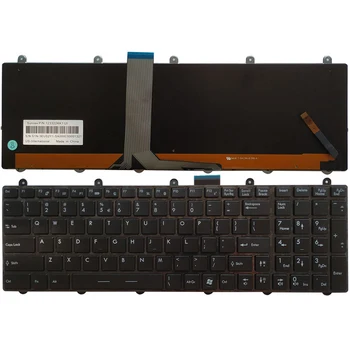 ÚJ US angol Laptop Billentyűzet MSI GP60 GP70 CR70 CR61 CX61 CX70 CR60 GE60 GX60 GE60 MS-16GF MS-16F3 Teljes színű háttérvilágítás