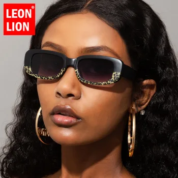 LeonLion 2021 Ovális Kis Napszemüveg Női Luxus Márka Téglalap Szemüveg Nők/Férfiak Gradiens Candy Színek, Árnyalatok a Nők Lentes