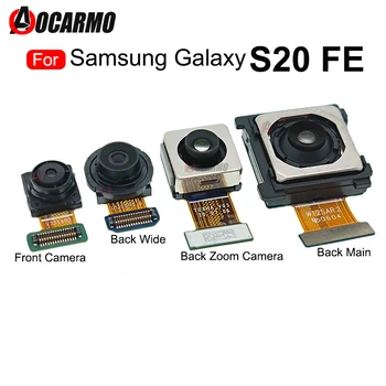 Samsung Galaxy S20 FE 4G 5G Elülső Önarckép + Vissza Ultra Széles Látószögű Hátsó Fő Kamera Modul Flex Kábel Csere Alkatrészek