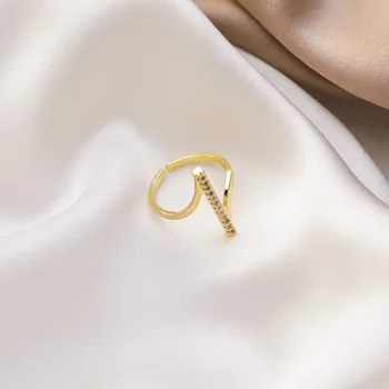 2020 Koreai Új Gyönyörű, Egyszerű, Szabálytalan Gyűrű Divat Temperamentum Egyszerű Nyitott Ring Elegáns Női Ékszerek