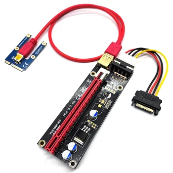 USB 3.0 Mini PCI-E Kelő SATA 4 Pin 6 Pin 16X Extender PCIE Kelő Adapter Kártya, hálózati Kábel Laptop Külső Grafikus Kártya