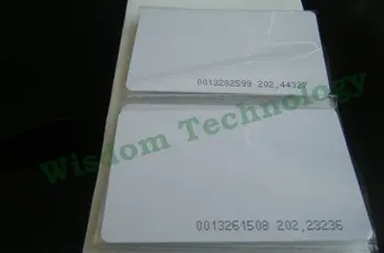 100/Sok Proximity Kártya 125KHZ RFID Kártyák EM4100 TK4100 PVC Kártya