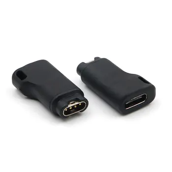 USB 3.1 C Típusú Női 4 tűs Töltő Adapter Garmin vivoactive3 Megközelítés S40/S60/X10/S10 Venu Fenix 6/6X PRO Töltő