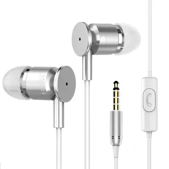 Promóciós EIAOSI X6 3,5 mm-es Legjobb Bass Fém Fülhallgató iPhone 6 5S 4S 4 Samsung MP3 MP4 Xiaomi