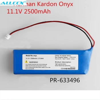 ALLCCX 2500mAh Hangszóró Akkumulátor PR-633496 a Harman Kardon onyx , 11.1 V