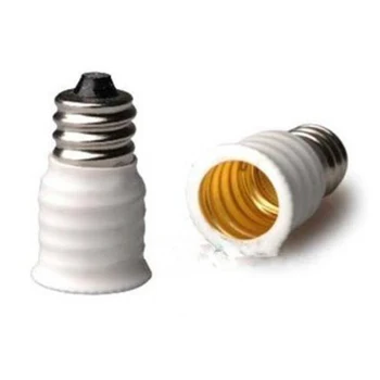6-Pack E12, hogy E14 Fehér Izzó Átalakító LED Jogosultja Lámpa Adapter Aljzat Váltó, Magas Minőség