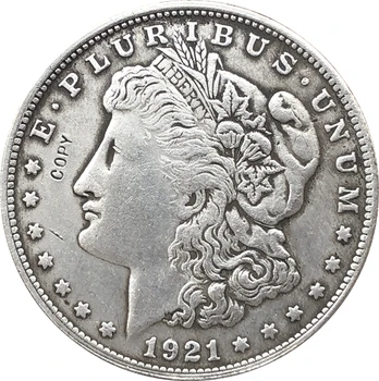 1921-D USA Morgan Dollár érmék MÁSOLAT