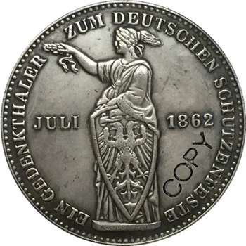1862-ben a német másolat érmék