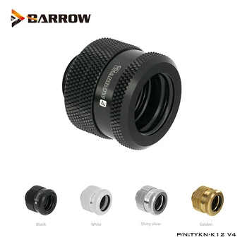 Barrow 8x12mm Nehéz Cső Tömörítés Szerelvények, OD12MM Petg Cső, Szerelvény,Fekete,Fényes, Ezüst,Fehér,Arany,TYKN-K12 V4