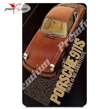 Hűtőmágnes szuvenír Porsche Репринт винтажного постера