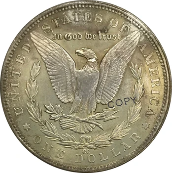 1903 CC Egyesült Államok Morgan 1 Dollár Cupronickel Bevonatú Ezüst Gyűjtők Másolás Érmék