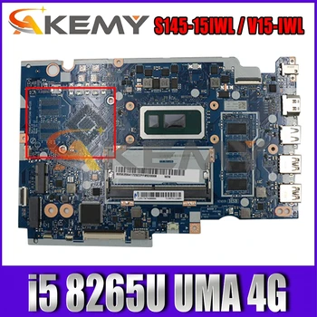 A Lenovo Ideapad S145-15IWL / V15-IWL hordozható alaplap CPU i5 8265U UMA 4G SZŐRME 5B20S41721 NM-C121 Teszt OK Alaplapja