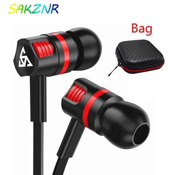 PTM In-ear Fülhallgató Super Bass Sztereo Headset Sport fülhallgató Mikrofon, Telefon Iphone Samsung Xiaomi Fül Telefon 3,5 mm-es