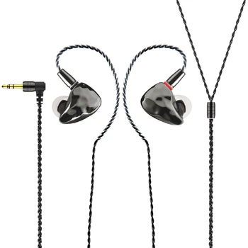 IKKO OH10 in-Ear Monitor 1BA+1DD Levehető Design-a Fülbe helyezhető Fejhallgató Zene HIFI Fülhallgató Kettős Hibrid Fülhallgató Fülhallgató Játékos