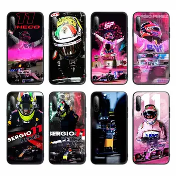 Sergio Perez F1 Formula 1-Es Telefon Tok Samsung J5 J7 2016 J6 J4 Megjegyzés 10 Plusz Lite 9 8 20 Ultra Szilikon Borító