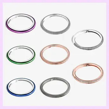 2021 Új Érkezés NEKEM Sokkoló Lila Gyűrű 925 Sterling Ezüst Köves Gyűrűk Nők ENGEM Elektromos Kék Gyűrű Szülinapi Ékszer Ajándék