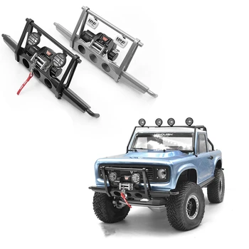 Rc Rock Crawler Autó Fém Első Lökhárító Fényeket Alkalmas 1/10 Rc Játékok Kocsi ALELNÖK VS4-10 & PRO Upgrade Alkatrészek, Tartozékok