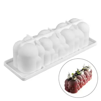 3D-s Cloud Buborék Torta Penész Szilikon Sütés Formák Csokoládé Mousse Torta Dekoráció Konyhai Eszköz Penész Bakeware Könnyű Tisztítani