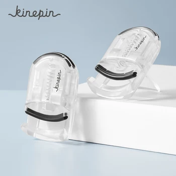 KINEPIN Zsebében Szempilla Sütővas Műanyag Mini Szempilla Sütővas Kompakt szempillákat Curling Cserélhető Pad
