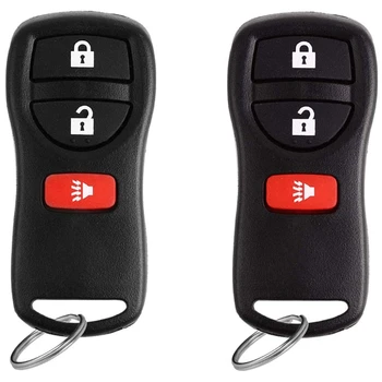 2 Kulcs a Nissan Határ Murano Quest NV Pathfinder Xterra Versa Autó Kulcsnélküli Bejegyzés Távoli KBRASTU15