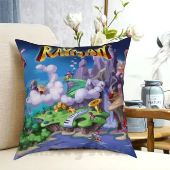 Rayman-A Völgy Párnahuzat Nyomtatott Haza Puha Párnát Rayman Playstation Windows Ray Végtagok Eredete A Legendák Dos