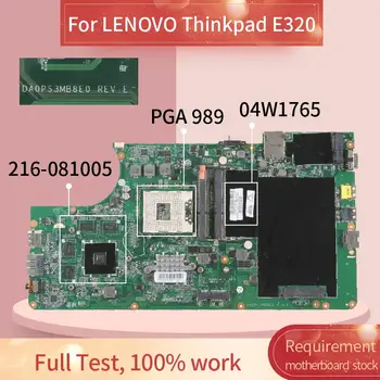 04W1765 Laptop alaplap LENOVO Thinkpad E320 Notebook Alaplap DA0PS3MB8E0 HM65 216-081005 DDR3