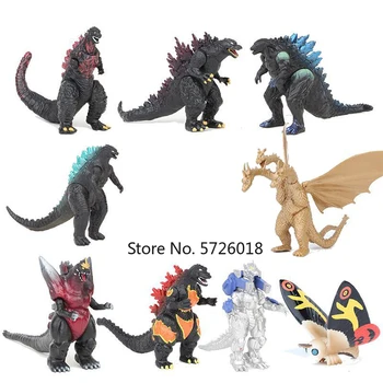 Gojira Godzilla 3-8cm PVC Modell Gyűjthető Figura játékok Godzilla Szörnyeteg Játék Gyerekek szülinapi Ajándék karácsony