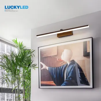 LuckyLed Morden Fürdőszoba Tükör Lámpa Vízálló AC85-265V Festmény Világos Belső Fali Lámpa Lámpa Nappali Világítás