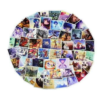 50Pcs Anime Evangelion Matrica, Kerékpár, Gördeszka Víz Kupa Gitár Laptop Diy Rajzfilm Vízálló Matricák Gyerekek Klasszikus Játéka