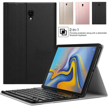 Tok Samsung Galaxy Tab S4 10.5 T830 T835 Vezeték nélküli Bluetooth Billentyűzet Esetében tolltartó, Bőr Tabletta Védő Fedél