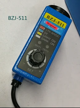 BZJ-511 Zöld NPN Szín Kód Érzékelő Csomagoló Gép Érzékelő Szín Mark Érzékelők Optikai Kapcsoló