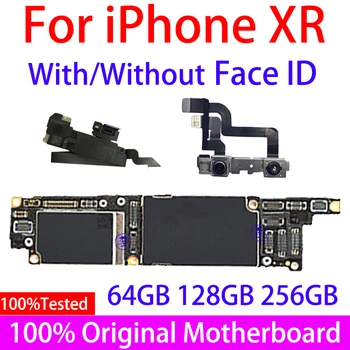 100%Eredeti Bevizsgált Kártyafüggetlen iPhone XR Alaplap Logika Fő Fórumon/NINCS Arca ID Teljes Chips Rendszer Tiszta iCloud iPhonexr