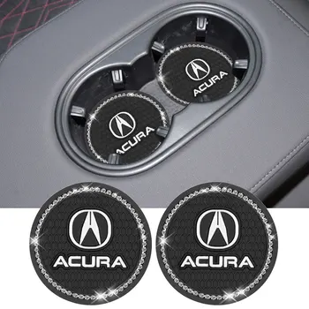 1/2db Új Autó pohártartó Hullámvasút csúszásmentes Pad Szőnyeg csúszásgátló Üveg Szőnyeg Acura RDX Integra CDX MDX RDX ZDX TL TLX-L RLX TSX