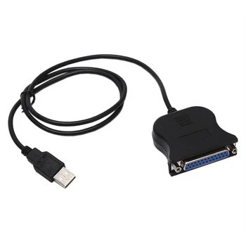 1db 120cm USB 2.0 25 Tűs Párhuzamos Port Nyomtató Kábel IEEE 1284 USB Párhuzamos Adapter Kábel