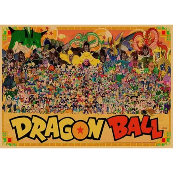 Dragon Ball Poszter Nyomtatási Kép Goku Vegeta Freskó Fal Művészi Nyomatok Nappali Lakberendezés Cuadros Gyerek Szoba Dekoráció