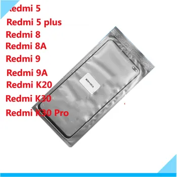 10DB Laminált OCA Külső Üveg Lencse Xiaomi Redmi 5 + 8 8A 9 9A K20 K30 Pro Mi A2 A3-as LCD-érintőképernyő Lencse Javítás