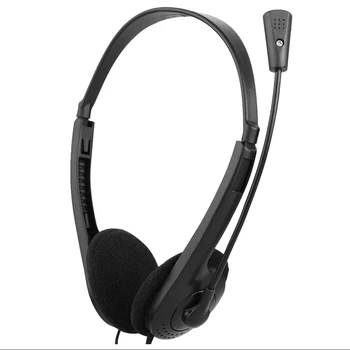3,5 Mm-es Fejhallgató, Vezetékes Fülhallgató Mikrofonnal a zajcsökkentés Számítógép, Fülhallgató, Könnyű Laptop PC Ügyfélszolgálat