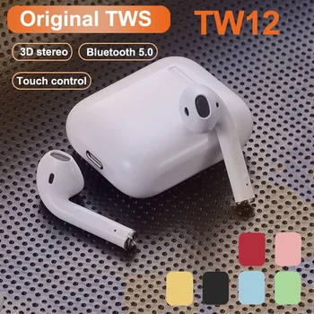 Eredeti I12 TWS Vezeték nélküli Bluetooth Fülhallgató Sztereó Fülhallgató, Headset, Töltő Doboz Okos Telefonok