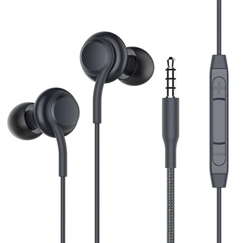 3,5 mm-es Jack In-Ear Fülhallgató Super Clear fülhallgató Alacsony Bass Fülhallgató Zaj Leválasztó Fülhallgató Fülhallgató Mikrofon Android Rendszer