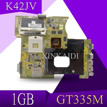XinKaidi K42JV GT335M 1GB-os alaplapja rev2 szerint.2 ASUS A42J X42J K42J K42JR Laptop alaplap 60-NZNMB1100-B14 Tesztelt Működik
