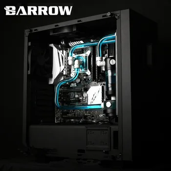 Barrow YR01, NZXT S340 Elit CPU víz hűtő készlet, 240 hideg sor 130MM víztartály Kompatibilis CPU intel/amd platform optiona