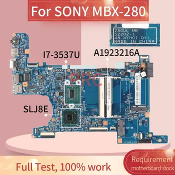 A1923216A SONY MBX-280 I7-3537U Laptop alaplap S2202-1 SR0XG DDR3 Notebook Alaplap