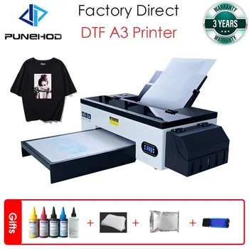Punehod A3 DIY-E Nyomtató hőátadás PET Fólia + Szoftver+Festék +500g Por póló, nyomdagép
