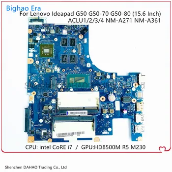NM-A271 NM-A361 Alaplapja A Lenovo Ideapad G50 Z50-70 G50-70 G50-80 Laptop Alaplap i7 CPU HD8500M R5 M230 2GB-GPU