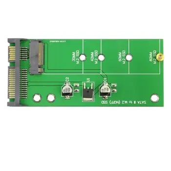 SATA M2 NGFF SSD Átalakító Adapter Kártya M. 2 SATA 3 III Csatlakozó