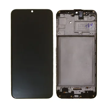 Samsung Galaxy M30 LCD keret M30S M30 2019 M305F LCD Kijelző Amoled érintőképernyő Digitalizáló Összeállítás + keret M305 M307 M307F